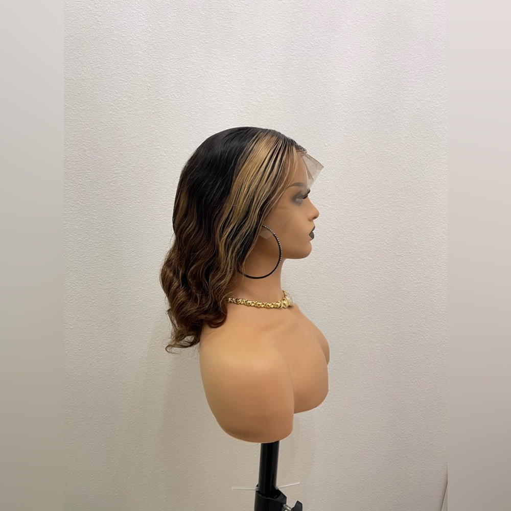 New! 12” 13x6 Body Wave Lacefront Human Hair Wig, 180% Density